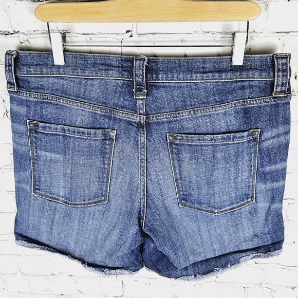 J. CREW | stretch denim raw hem jean shorts - Picture 2 of 5